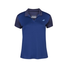 Babolat Tennis Polo Play Club 2021 dark blue Girls